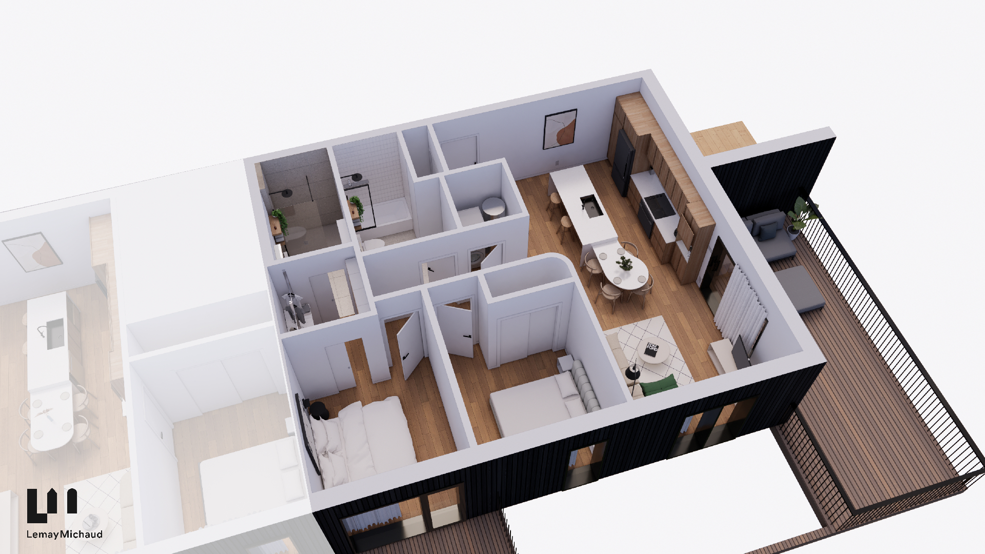 2 chambres